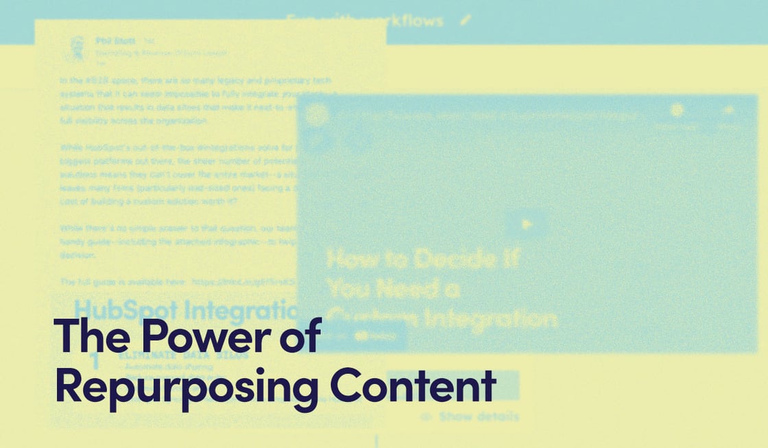 The Power of Repurposing Content